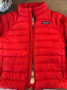 Patagonia Kids Red Puffer Jacket